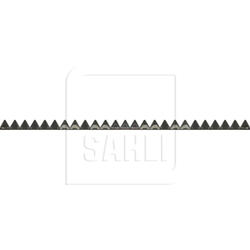 Couteau pour Rapid 197 cm 25 sections faucilées 8 plaques de débourrage pour barre de coupe avec 2 dispositifs de coupe