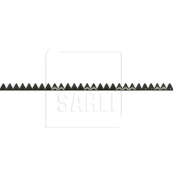 Couteau pour Rapid 206 cm 27 sections faucilées 9 plaques de débourrage pour barre de coupe avec dispositif de coupe à gauche