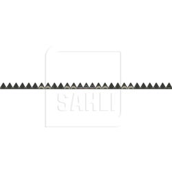 Couteau pour Rapid 206 cm 27 sections faucilées 8 plaques de débourrage pour barre de coupe avec 2 dispositif de coupe à gauche