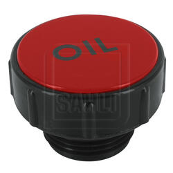 Einfüllschraube OIL schwarz rot