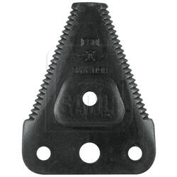Section de faucheuse à 3 trous faucillée Bidux 80x62mm Ø 6,4/9,5mm
