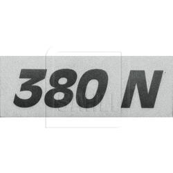 Abziehbild "380 N" 30 MM, 495.937