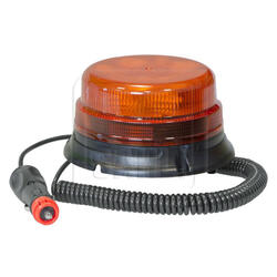 LED Drehleuchte 12/24V mit Magnet und Spiralkabel