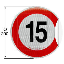 Plaques de limite de vitesse (6)