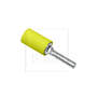 Stiftstecker isoliert gelb für Kabel 4.0-6.0mm²