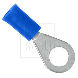 Cosse à anneau isolée bleu pour câble 1.5-2.5mm²