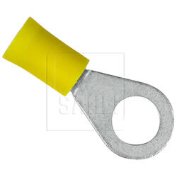Cosse à anneau isolée jaune pour câble 4.0-6.0mm²