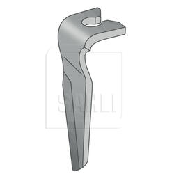 Dent de herse rotative Rabe à droite, 318mm