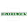 Autocollant Logo Pöttinger 10 x 1,5 cm