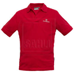 Polo homme rouge