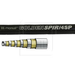 Tuyau hydraulique à spirale Manuli "Goldenspir 4SP" 1" en rouleaux