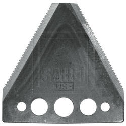 Section de faucheuse à 5 trous faucillée 85x76mm Ø 5,5/10,0/12,0mm