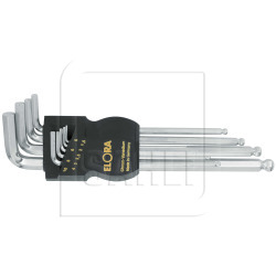 Stiftschlüsselsatz mit Kugelkopf für Innensechskant 1,5 - 10 mm