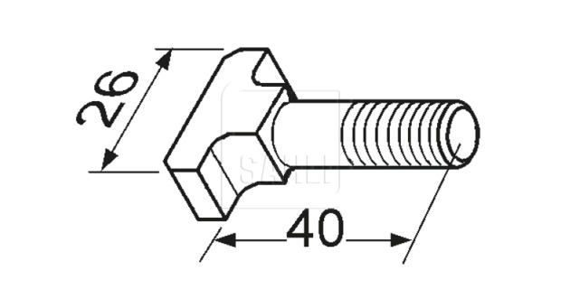 Hammerschraube M10x40, 107.508
