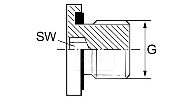 Verschlussschraube mit Innen 6-kant metrisch zylindrisch