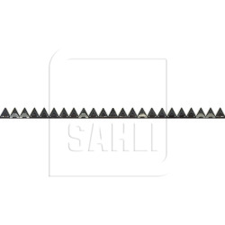 Couteau pour Rapid 176 cm 23 sections faucilées 6 plaques de débourrage pour barre de coupe avec 2 sabots extérieurs