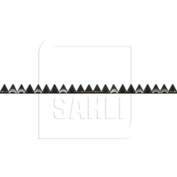 Couteau pour Rapid 160 cm 21 sections faucilées 8 plaques de débourrage pour barre avec 2 sabots extérieurs V1