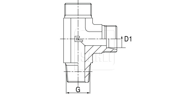 Union forme L pour tubes égaux filetage BSP conique série légère et lourde EX281